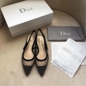 High Imitation Dior Tulle Slingback Flat DR0515