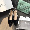 Knockoff Dior Velvet Slingback Flat DR0531